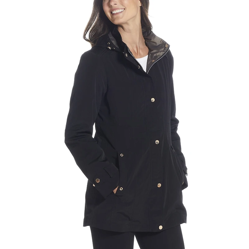 Gallery Womens Hooded Midweight Raincoat