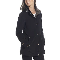 Gallery Womens Hooded Midweight Raincoat