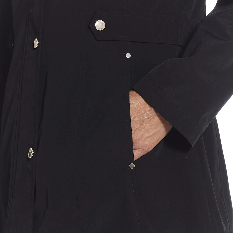 Gallery Womens Hooded Midweight Raincoat