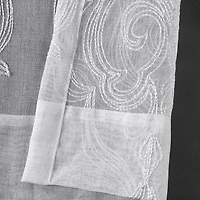 Queen Street Lafayette Rod Pocket Sheer Single Curtain Panel