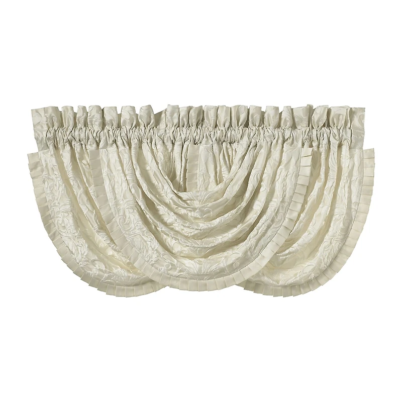 Queen Street Rod Pocket Waterfall Waterfall Valance