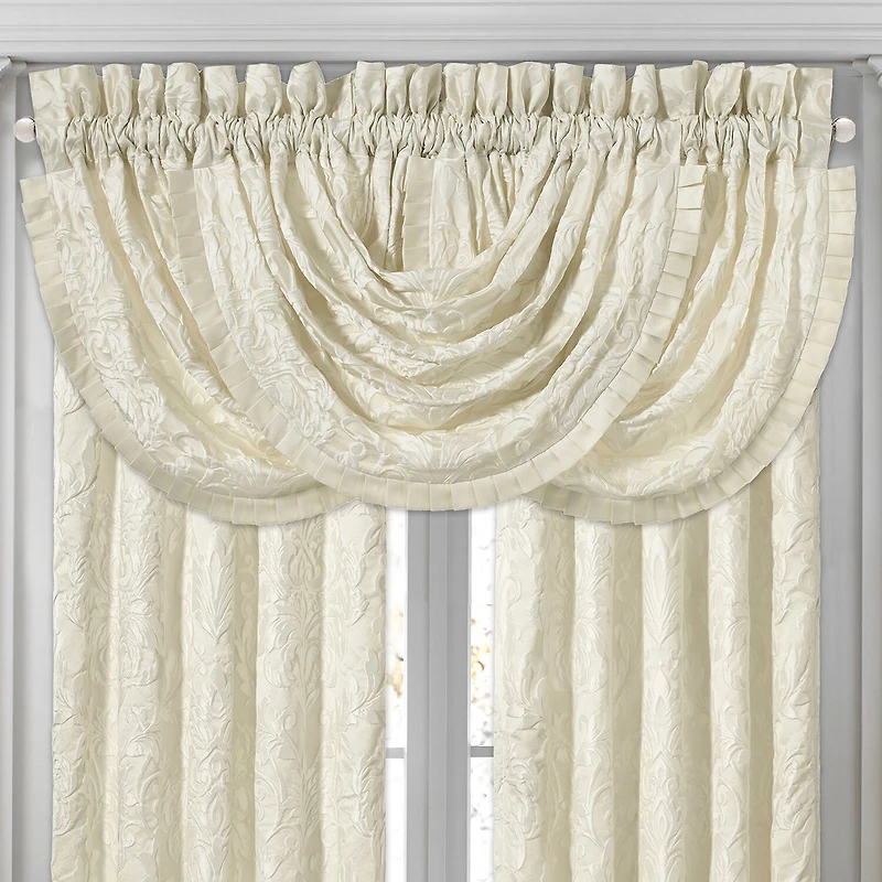Queen Street Rod Pocket Waterfall Waterfall Valance