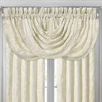 Queen Street Rod Pocket Waterfall Waterfall Valance