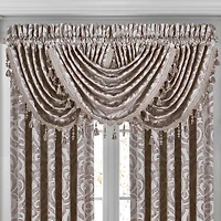 Queen Street Sarah Rod Pocket Waterfall Valance