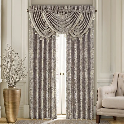 Queen Street Paulina Rod Pocket Light-Filtering Set of 2 Curtain Panel