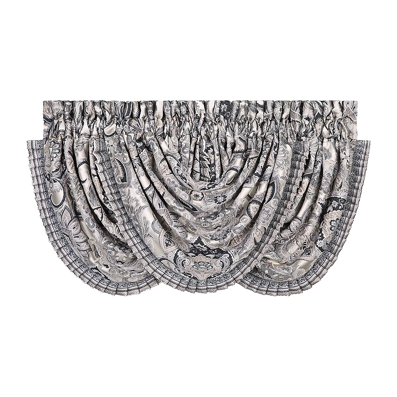 Queen Street Giselle Rod Pocket Waterfall Valance