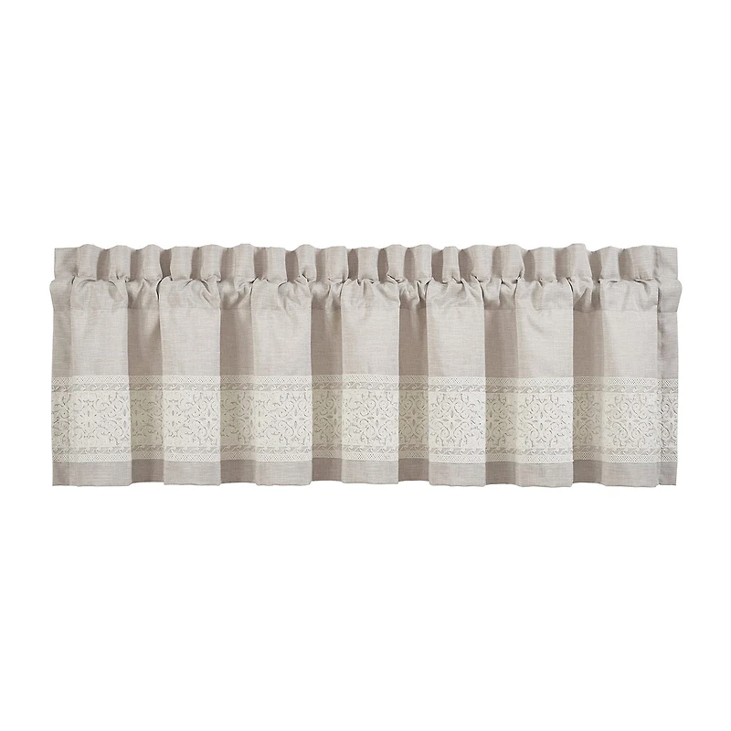 Queen Street Leanna Rod Pocket Tailored Valance