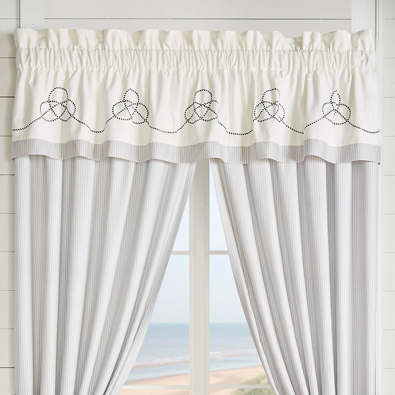 Queen Street Simona Rod Pocket Tailored Valance