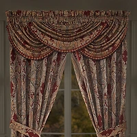 Queen Street Georgia Rod Pocket Waterfall Valance