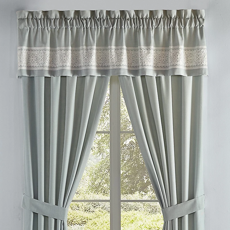 Queen Street Patrice Rod Pocket Tailored Valance