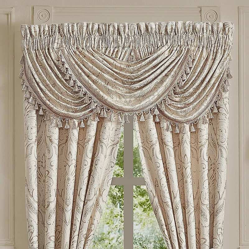 Queen Street Taylor Rod Pocket Waterfall Valance