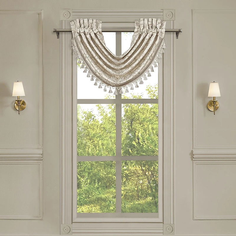 Queen Street Taylor Rod Pocket Waterfall Valance