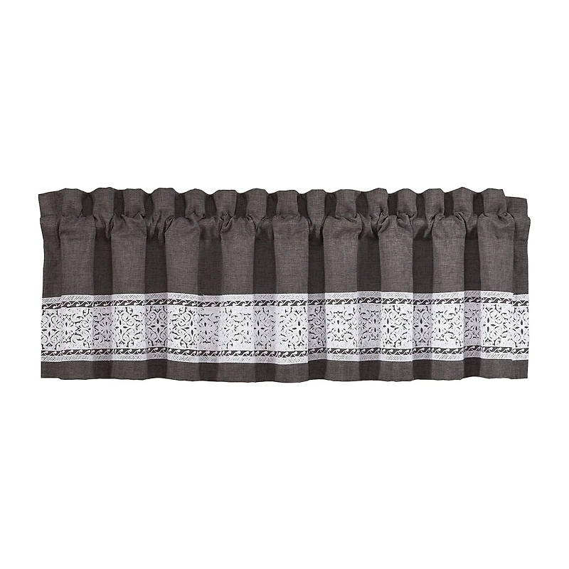 Queen Street Florence Rod Pocket Tailored Valance