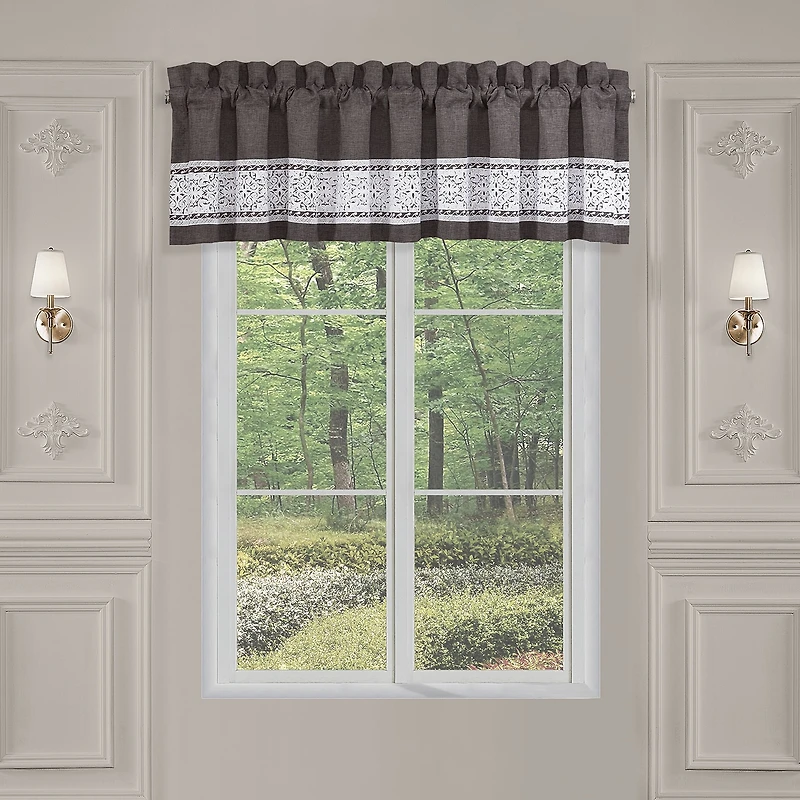 Queen Street Florence Rod Pocket Tailored Valance