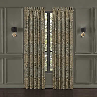 Queen Street Dayton Rod Pocket Light-Filtering Set of 2 Curtain Panel