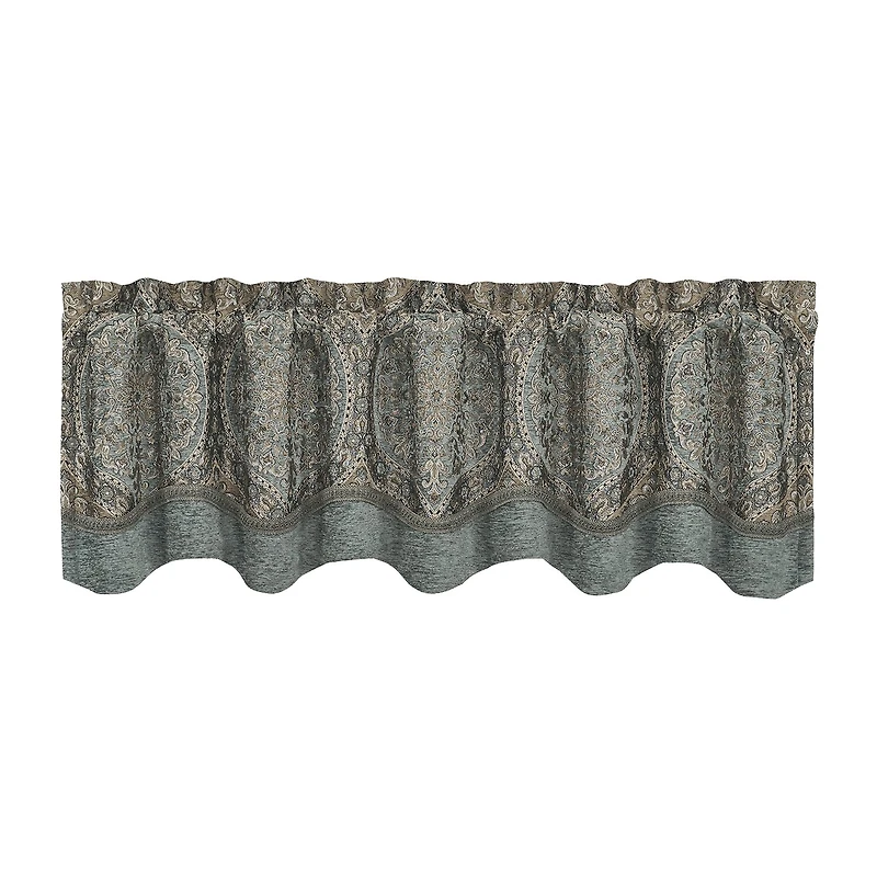 Queen Street Dayton Rod Pocket Scallop Valance
