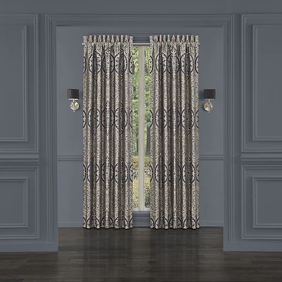 Queen Street Bayonne Rod Pocket Light-Filtering Set of 2 Curtain Panel