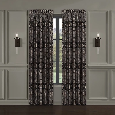 Queen Street Willow Rod Pocket Light-Filtering Set of 2 Curtain Panel