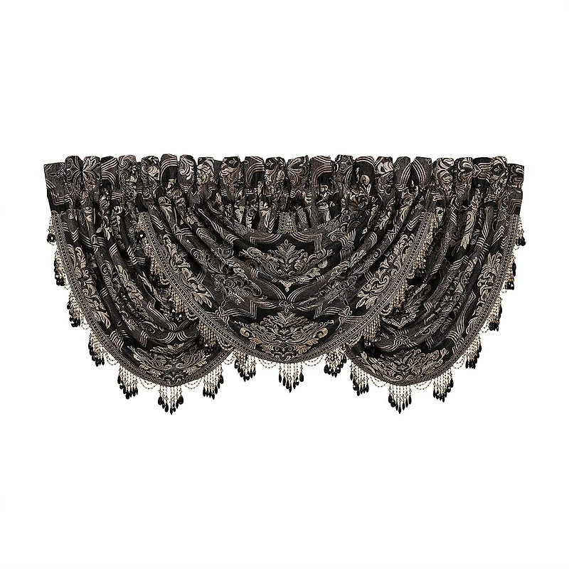 Queen Street Willow Rod Pocket Waterfall Valance