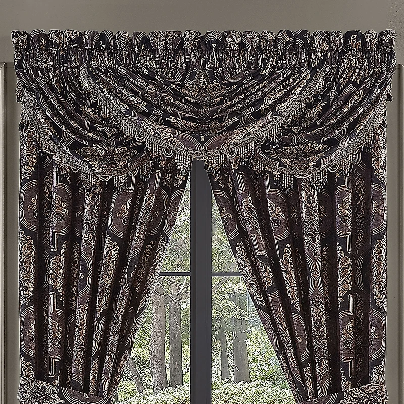 Queen Street Willow Rod Pocket Waterfall Valance