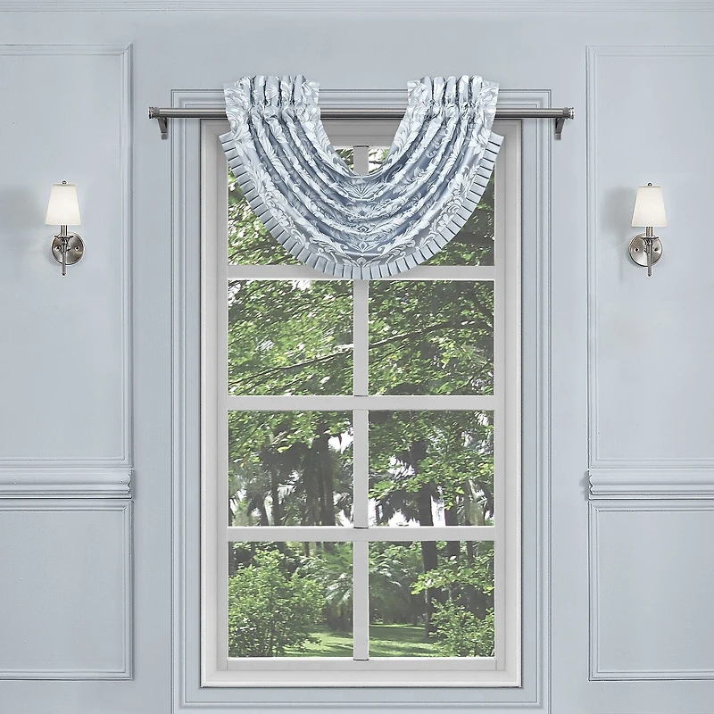 Queen Street Madeline Rod Pocket Waterfall Valance