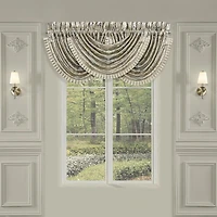Queen Street Jillian Rod Pocket Waterfall Valance