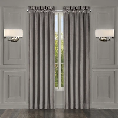 Queen Street Belford Rod Pocket Light-Filtering Set of 2 Curtain Panel
