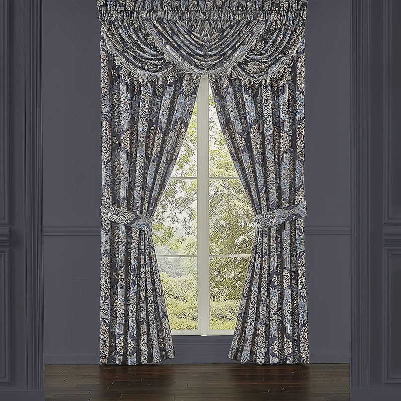 Queen Street Manila Rod Pocket Waterfall Valance