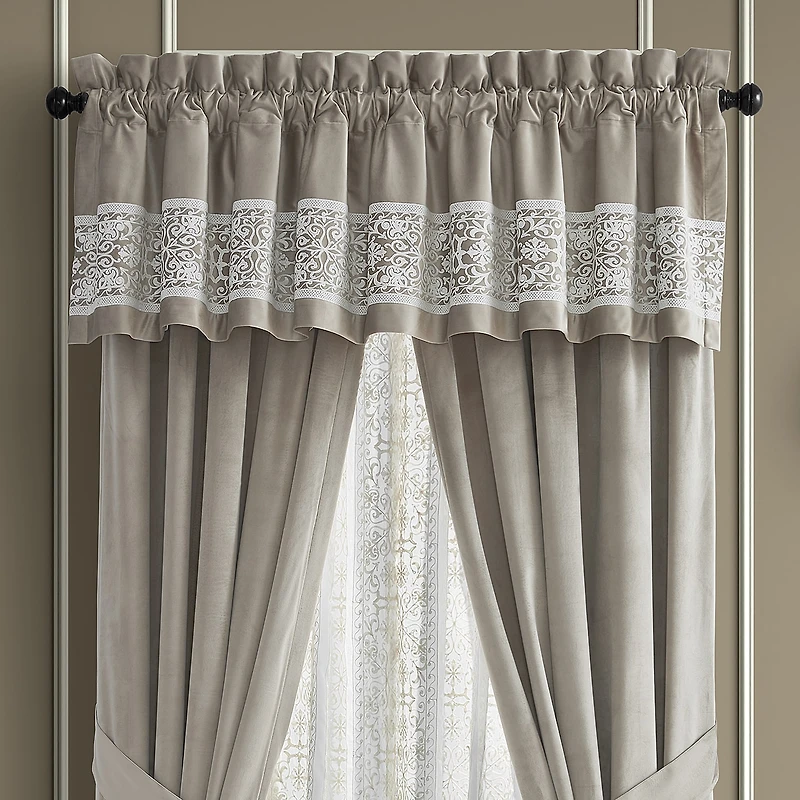 Queen Street Othello Rod Pocket Tailored Valance