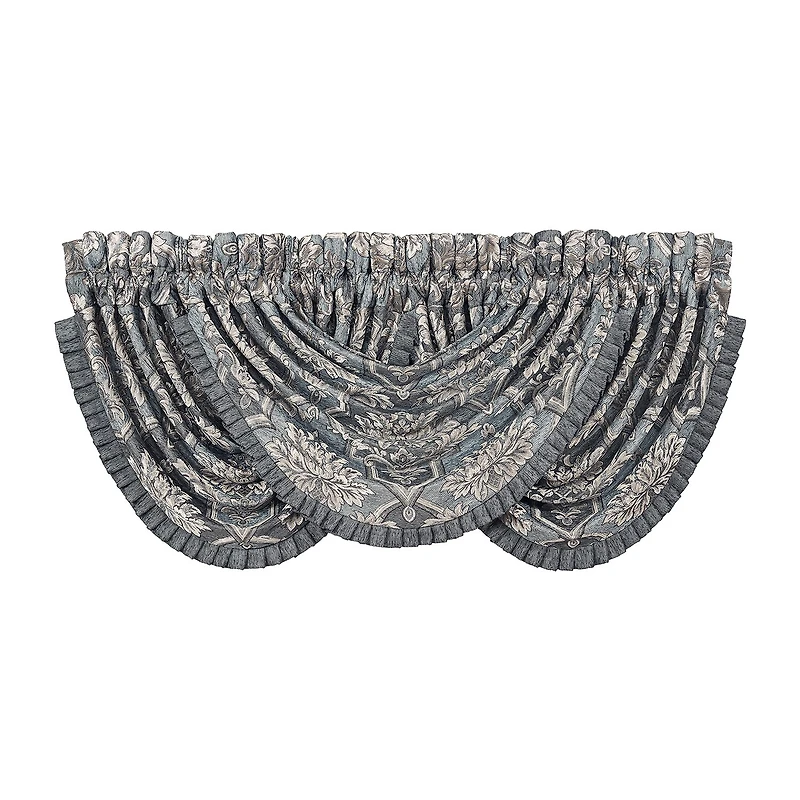 Queen Street Woodmere Rod Pocket Waterfall Valance