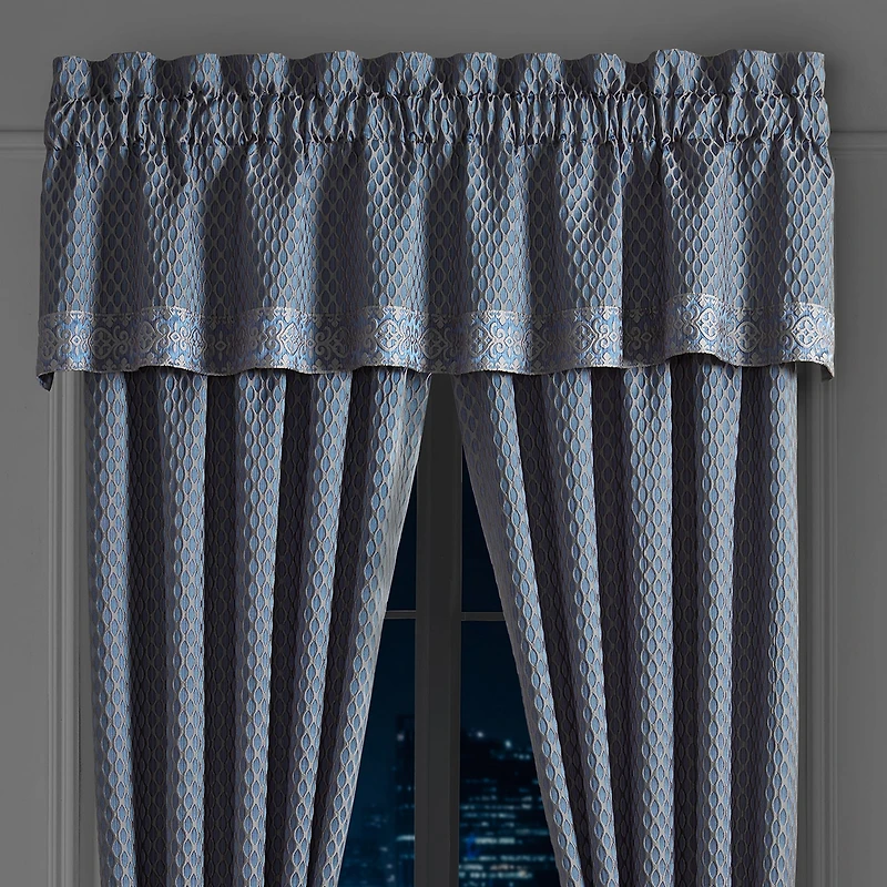 Five Queens Court Leah Rod Pocket Tailored Valance