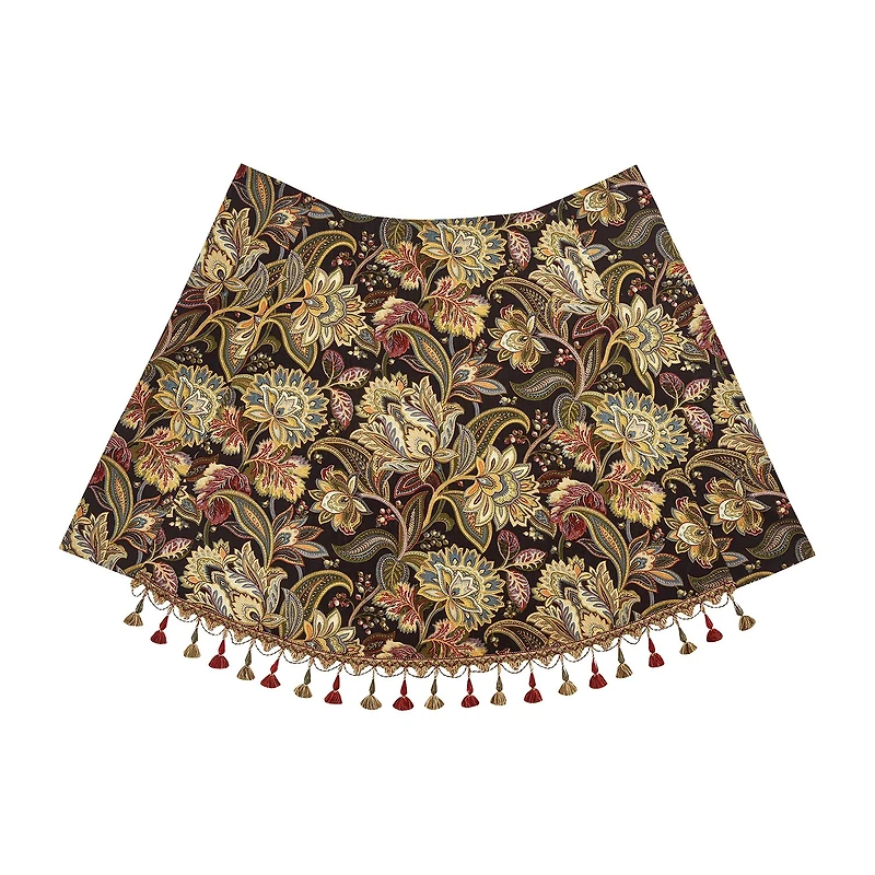 Five Queens Court Stefania Rod Pocket Waterfall Valance