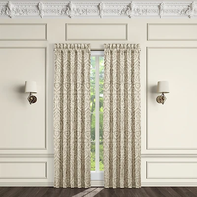 Queen Street Marcelle Rod Pocket Light-Filtering Set of 2 Curtain Panel