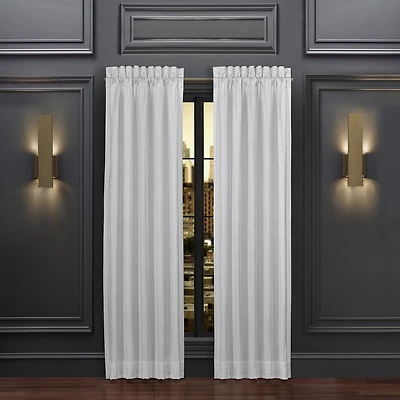 Queen Street Belize Rod Pocket Light-Filtering Set of 2 Curtain Panel