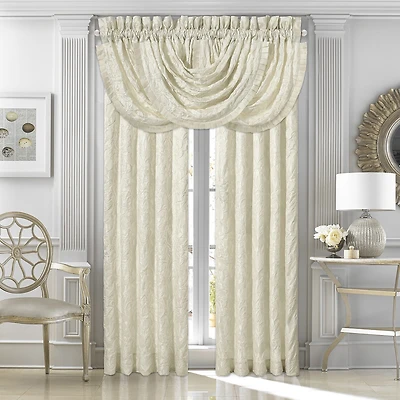 Queen Street Maddison Rod Pocket Light-Filtering Set of 2 Curtain Panel