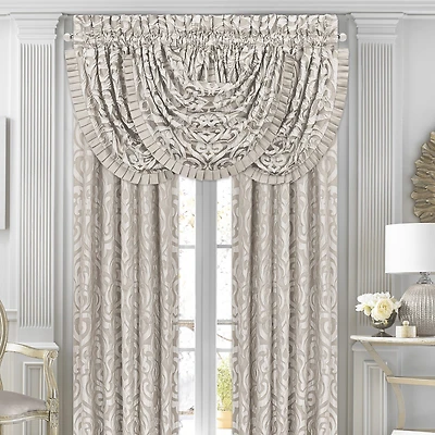 Queen Street Rod Pocket Light-Filtering Set of 2 Curtain Panel