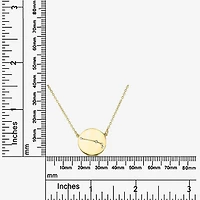 Sparkle Allure Zodiac Coin Womens Crystal 14K Gold Over Brass Round 16 Inch Pendant Necklace