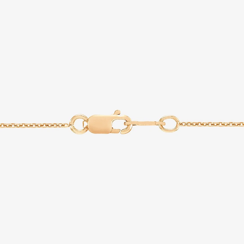 Limited Quantities! Womens Lab Created Multi Color 10K Gold 18 Inch Pendant Necklace