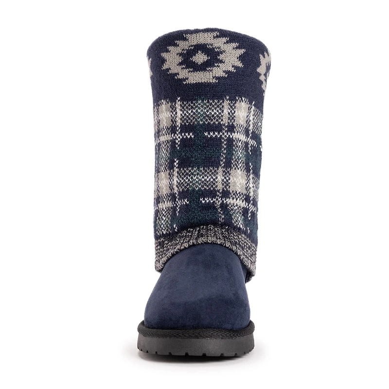 Muk Luks Womens Cheryl Flat Heel Winter Boots