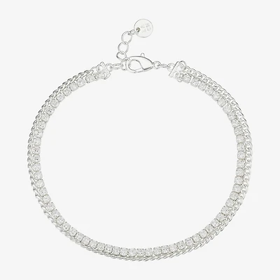 Moda Sport Hypoallergenic Water-Resistant Womens Stainless Steel Semisolid Curb Hypoallergenic Chain Bracelet