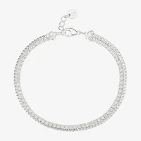 Moda Sport Hypoallergenic Water-Resistant Womens Stainless Steel Semisolid Curb Hypoallergenic Chain Bracelet