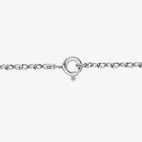 Solid 7.25 Inch Rope Chain Gold Bracelet