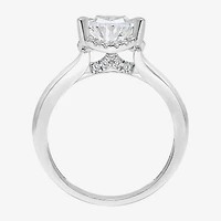(I / I1) Womens 3 1/7 Ct. T.W. Lab Grown White Diamond 14K Gold Pear Halo Engagement Ring