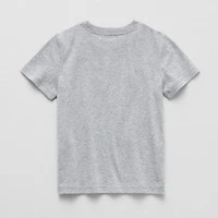 Okie Dokie Toddler & Little Boys Crew Neck Short Sleeve Regular Fit Graphic T-Shirt