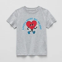 Okie Dokie Toddler & Little Boys Crew Neck Short Sleeve Regular Fit Graphic T-Shirt