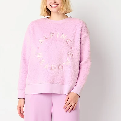 Arizona Womens Juniors Crew Neck Long Sleeve Sweatshirt