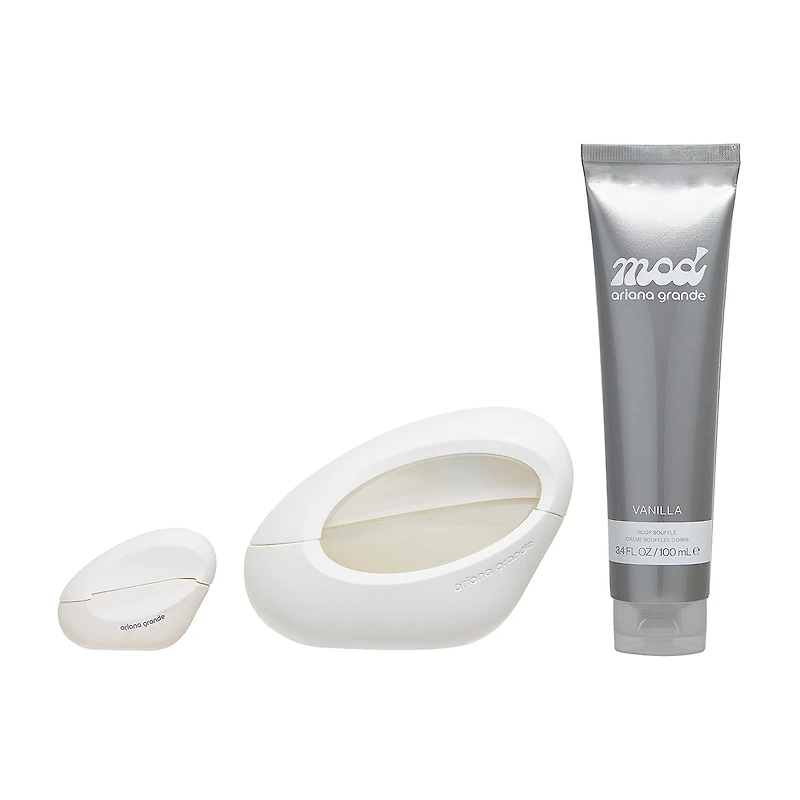 Ariana Grande Mod Vanilla Eau De Parfum 3.4 Oz 3-Pc Gift Set ($181 Value) Perfume Set