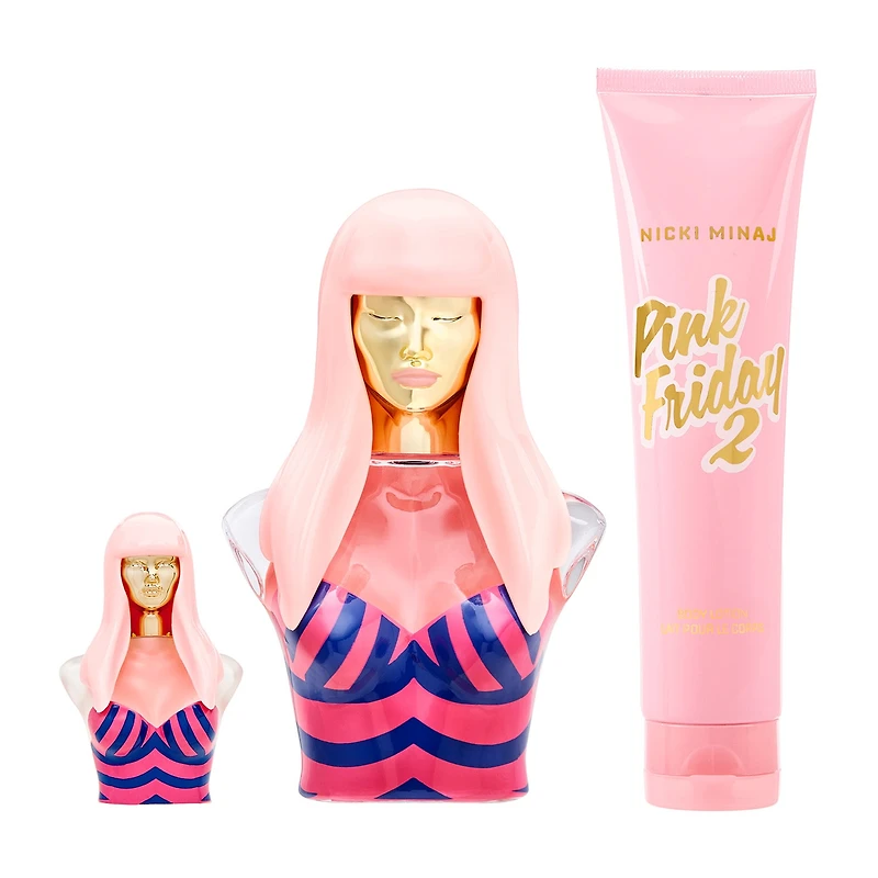 Nicki Minaj Pink Friday 2.0 Eau De Parfum 3-Pc Gift Set ($170 Value) Exclusive To Jcpenney Perfume Set