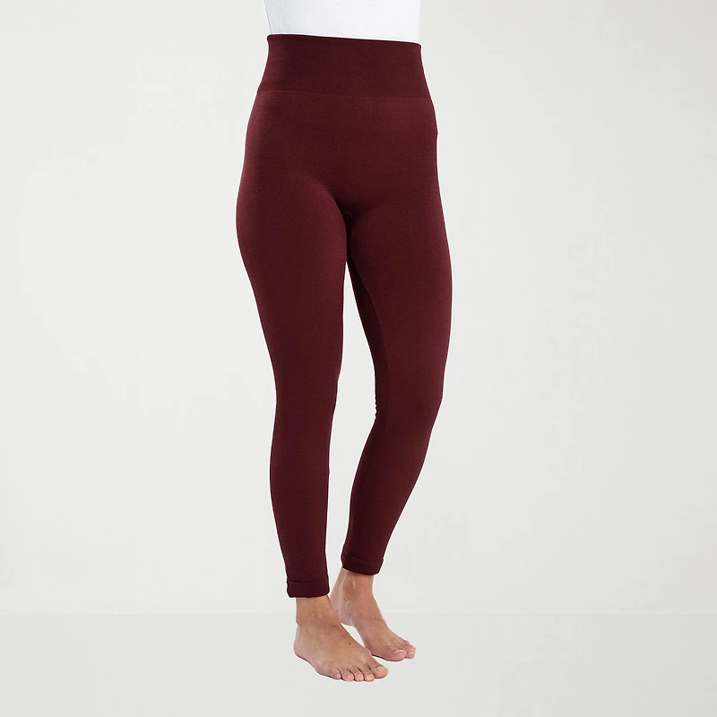 Muk Luks Womens Plus Full Length Leggings
