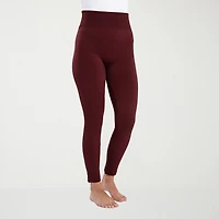Muk Luks Womens Plus Full Length Leggings